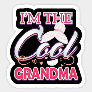 Cool Grandma Sticker